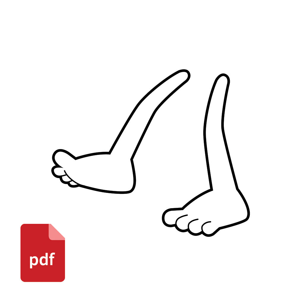 Legs and Feet Pattern - Project Puppet