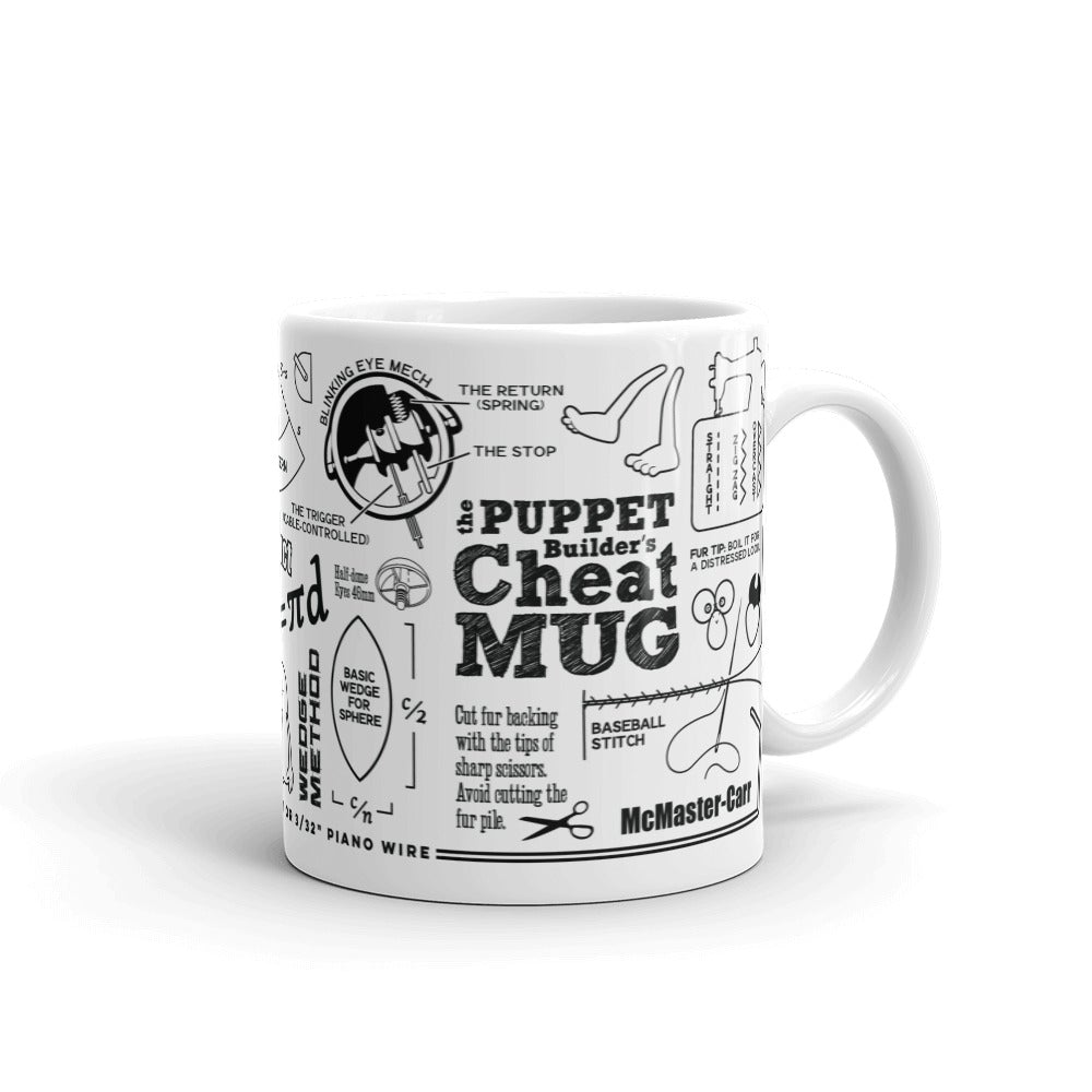 Puppet Builder's Cheat Mug - Project Puppet