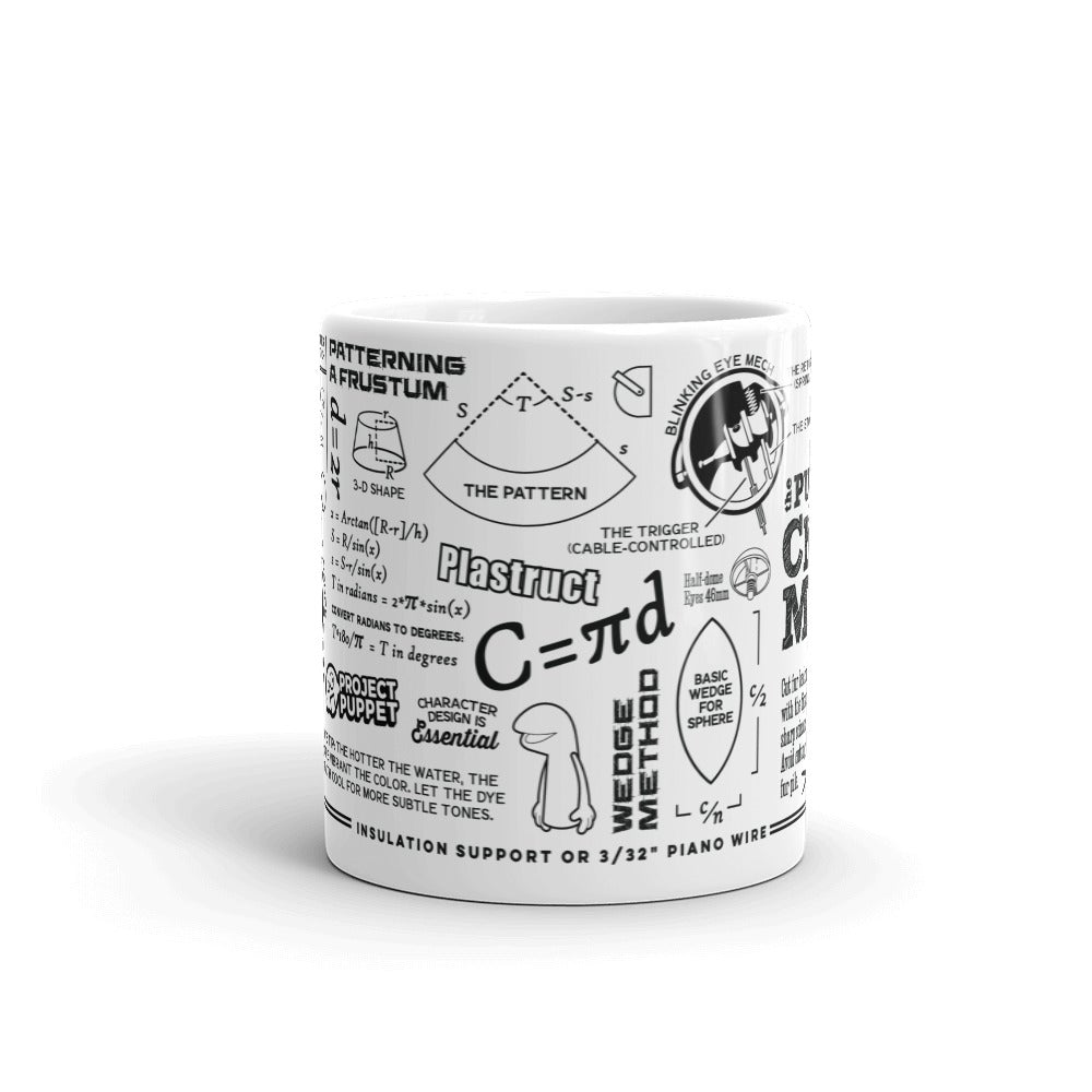 Puppet Builder's Cheat Mug - Project Puppet